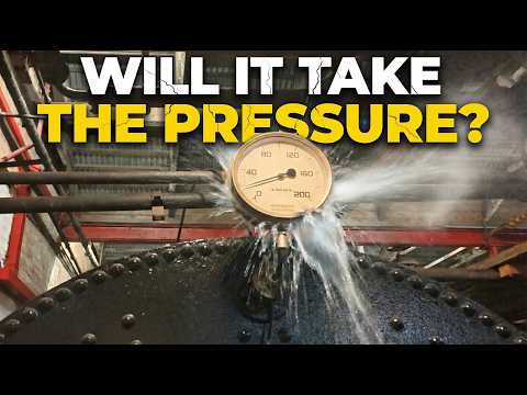 Can This Victorian Boiler Still Hold Pressure? | Hydraulic Test at 120 PSI