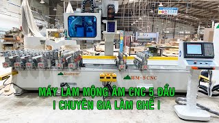 MÁY MỘNG ÂM CNC 5 ĐẦU WOODMASTER | WM-5CNC