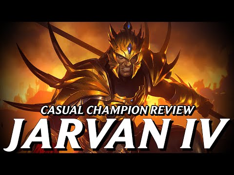 Jarvan IV doesn't look like he even belongs to the kingdom he rules over || Casual Champion Review