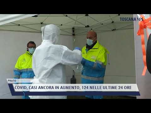 2021-04-22 PRATO - COVID, CASI ANCORA IN AUMENTO, 124 NELLE ULTIME 24 ORE