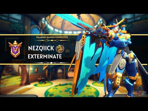 DPS Support is Scary Angel Of Vengence Nezqiick(Grand Master) Paladins Ranked Competitive