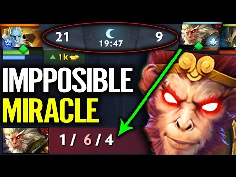 IMPPOSIBLE COMEBACK !! ALL Skills about Monkey King - by Miracle Dota 2