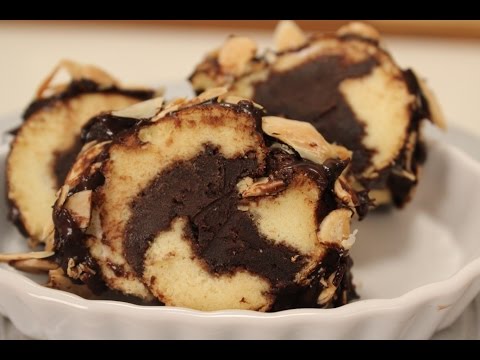 Roasted Almond and Chocolate Swiss Roll | Sanjeev Kapoor Khazana