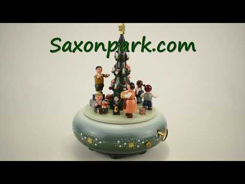 KWO - Spieldose Bescherung - Music Box  Christmas Gift Giving (13027)