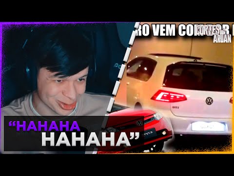 ARUAN REAGE A GOLF GTI vs CIVIC SI #7 (ZUEIRA INSANA) - Cortes do Aruan