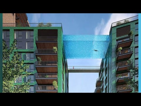 Incredible architecture: Suspended glass pool, Apple Campus 2, upside down skyscraper - Compilation