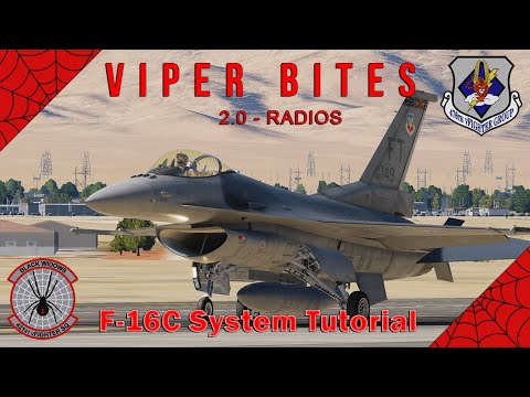 [DCS] F-16 "Viper Bites" Learning the Radio systems in the F-16C.