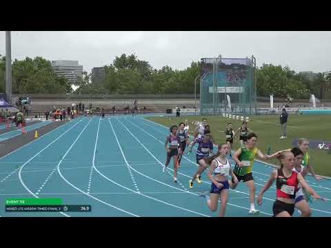 Mixed U13 4x100m Timed Final 3 - 2025-26 Commonwealth Bank State Relay Championships