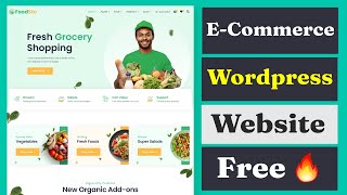 Make A Grocery Website in WordPress for FREE - GROCERY STORE 2022