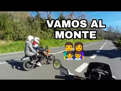 LIBERTAD!!👨👨👧👧 Vamos 4 de PÍCNIC en 2 MOTOS 💪🏼 BMW GS Y KTM duke 125🚀3ª Parte