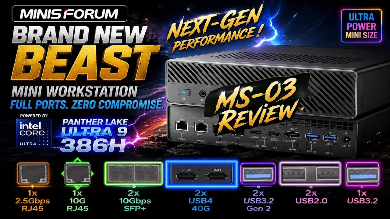 The NEW Minisforum MS-03: The Ultimate Homelab Workstation? (2026 Review)