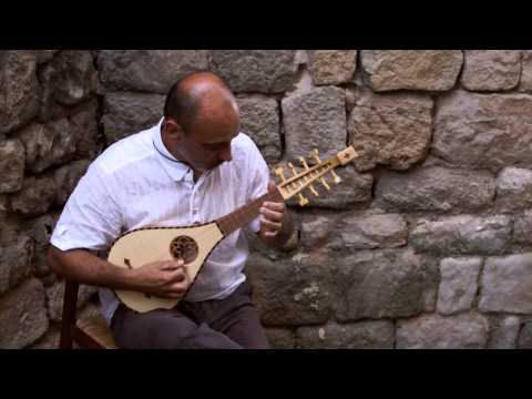 Instrument. Lute.Guitar. Corsica.Medieval.Middle ages.Street.Instrumental.Music. Video