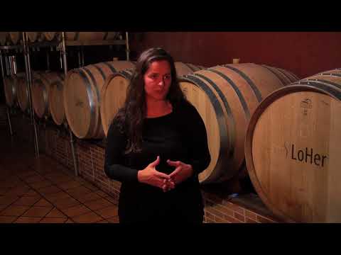 Fátima Hernández Guillama. Joven enóloga en La Victoria de Acentejo, Tenerife