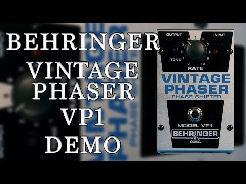 Демонстрация звучания педали эффектов Behringer VP1
