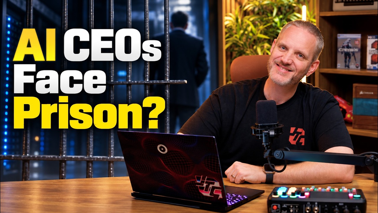 AI CEOs COULD face PRISION time... Seriously.