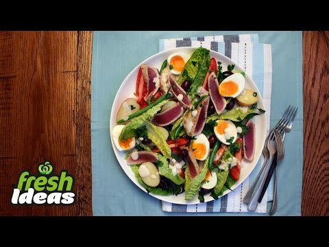 Nicoise Salad Recipe with Fresh Tuna & Baby Red Delight Potatoes | Woolworths