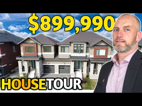 Property Tour In Ajax Ontario: 3 Bedroom Townhouse
