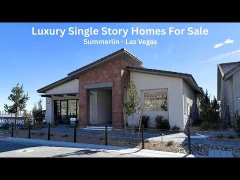 New Luxury Single Story Homes For Sale Summerlin Las Vegas- $978k+ Brantley by Pulte Homes