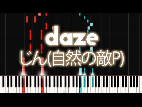 JIN - daze | PIANO MIDI