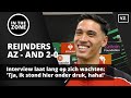 Interview met Reijnders laat lang op zich wachten: 'Tja, ik stond hier onder druk, haha!'