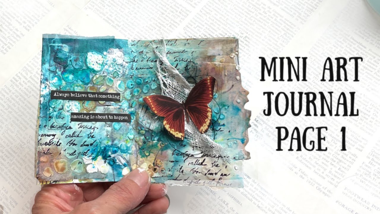 Mini Art Journal - Page 1 | 🦋ShanoukiArt🦋🧿