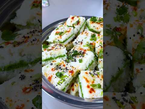 Instant sandwich dhokla😍