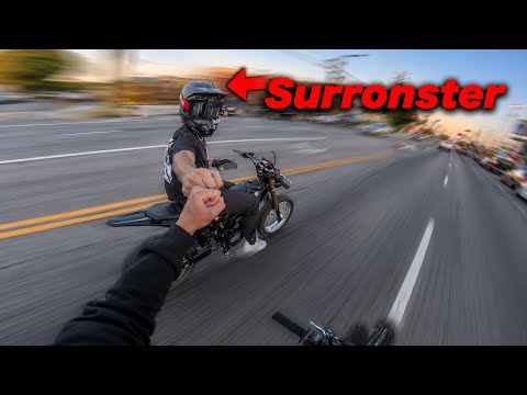 UltraRyder Rides With Surronster In DTLA