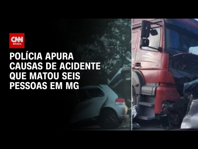 Acidente mata 6 pessoas da mesma família em rodovia de MG | CNN NOVO DIA