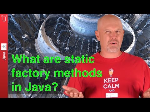 What are static factory methods in Java? - 036