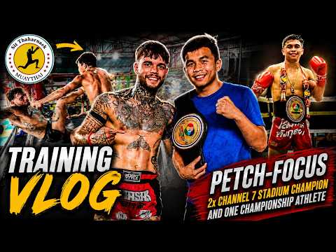 Real Muay Thai Training in Thailand | Marcel Niebur x Petch-Focus 🇹🇭