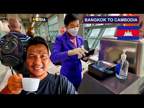 🇰🇭 Voando de Bangkok para Phnom Penh Camboja || Saiba antes de voar