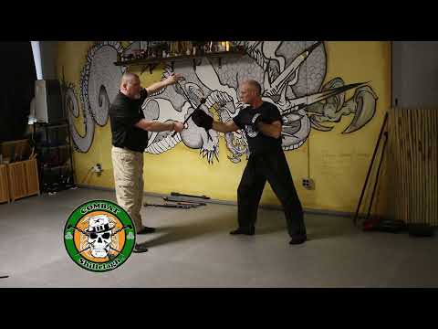 Cudgel Block and Hand Strike - Irish Stick Fighting
