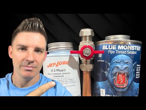 Why I use paste on compression fittings! 