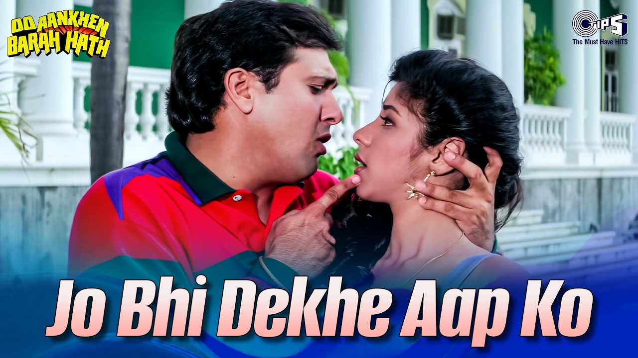 Jo Bhi Dekhe Aap Ko - 4K | Do Aankhen Barah Hath | Govinda | Kumar Sanu, Kavita Krishnamurthy