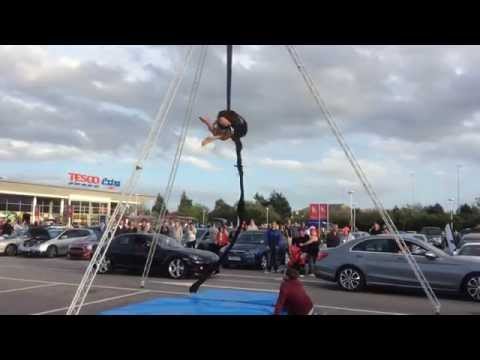 Angela Hawkes - Silks Performance at 4Samuel Car Show at Tesco