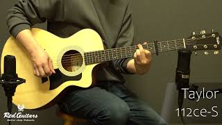 Video thumbnail for Red Guitars - Taylor / 112ce-S by Red Guitars