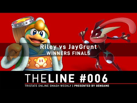 Riley (DDD) vs JayGrunt (Greninja) | The Line #004 Winners Finals
