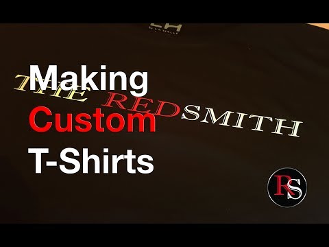 DIY - Making Custom T-shirt With A Vinyl Cutter