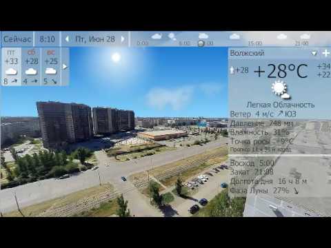 Погода. Волжский. 28 июня - 1 июля 19 г.