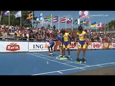 🔥 500m Sprint Women's Final! Colombia 1-2 Finish - World Championship Oostende 2013 | Senior Ladies