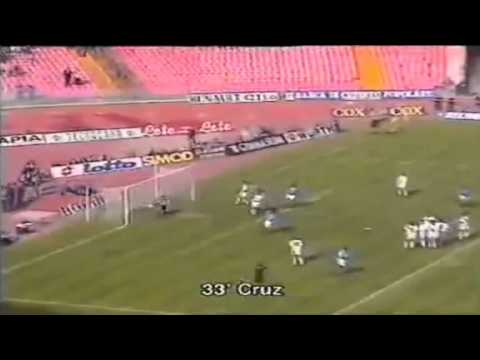 Serie A 1994-1995, day 30 Napoli - Inter 1-3 (P.Orlandini, A.Cruz, Berti, Bergkamp)