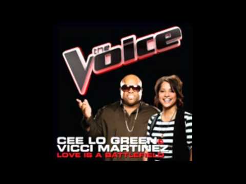 The Voice : CeeLo Green and Vicci Martinez - Love is a Battlefield [STUDIO VERSION]