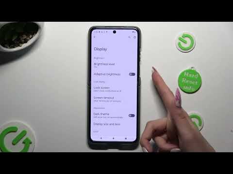 Turn On & Off Auto Brightness MOTOROLA RAZR 40
