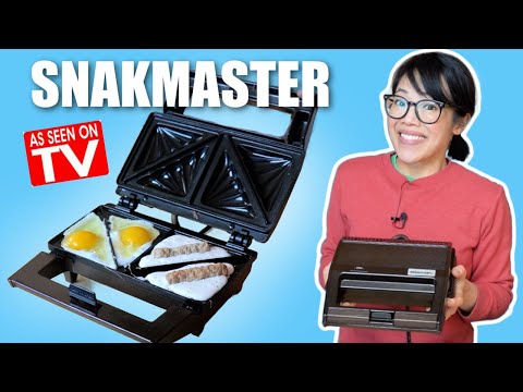 Recreating Infomercial Meals With A Vintage Snakmaster Sandwich Maker