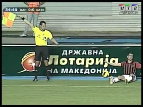 Vardar vs BATE Borisov 0-0 first half