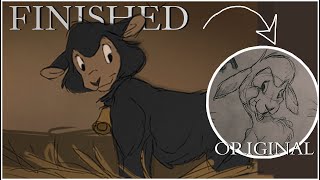 The Shepherd's Lamb - Old Concepts From My Upcoming 2D Animation