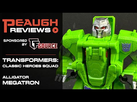 Video Review: Transfomers Classic Heroes Team - Alligator MEGATRON