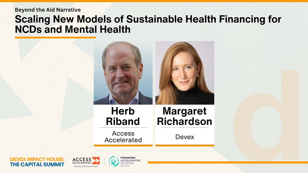 Scaling New Models of Sustainable Health Financing for NCDs and Mental Health