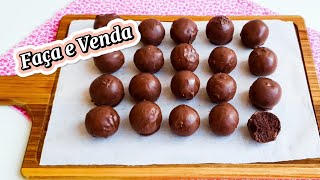 BOMBOM DE LEITE NINHO | Bombom simples e fácil e não precisa ir ao fogo. #bombom #leiteninho