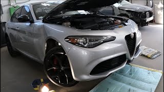 DIY 2019 alpha Romeo  GIULIA how to replace the fender step by step instructions